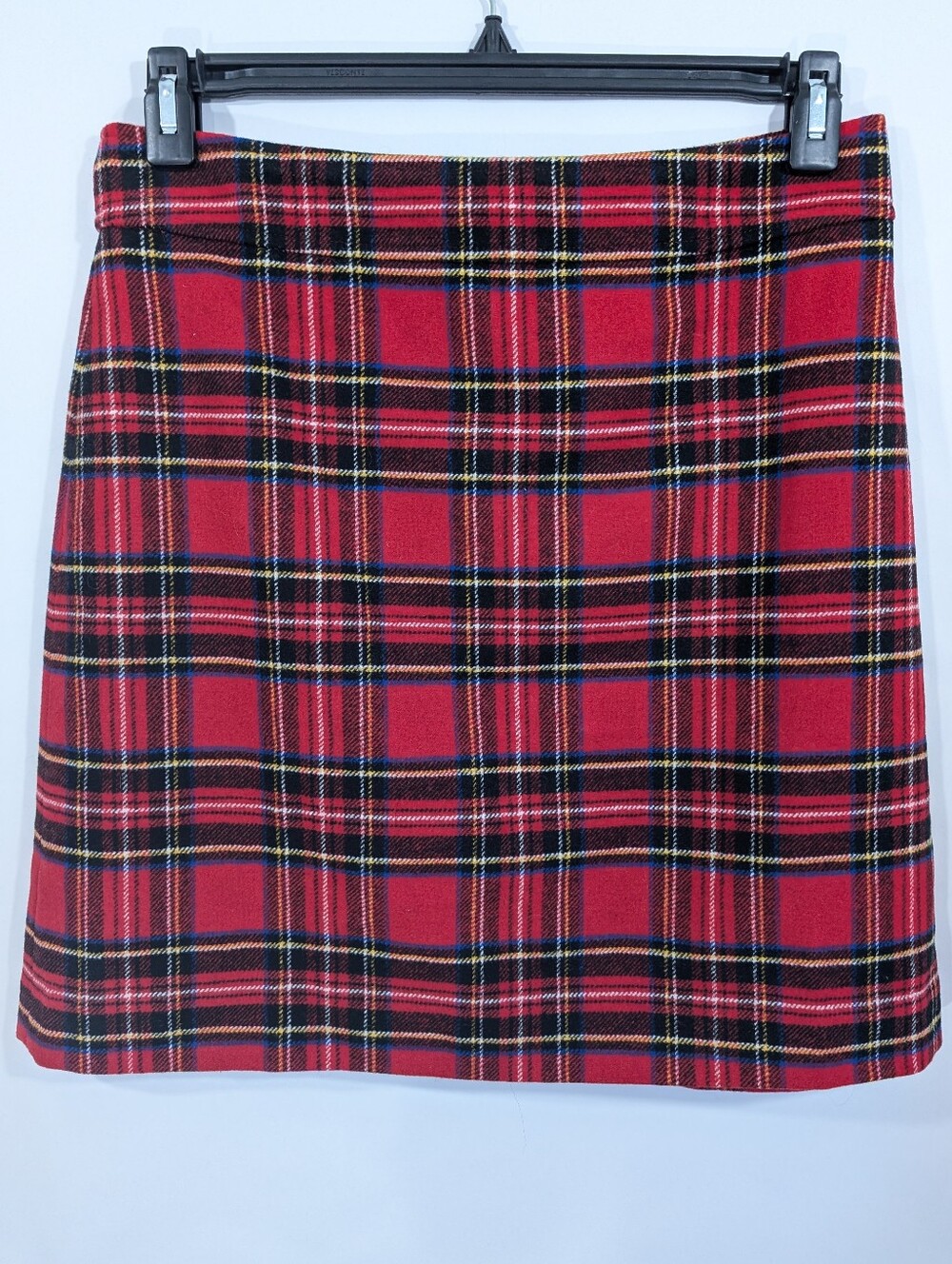 J Crew Tartan Plaid Skirt sz 8 New Women Classic Style red Fall fashion